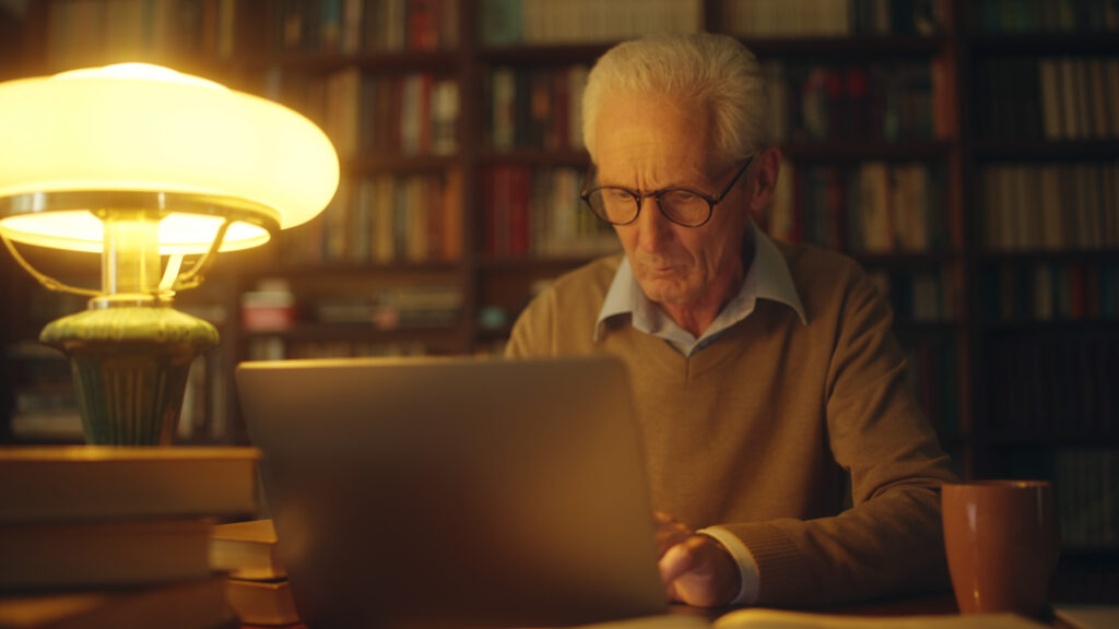 Author at keyboard